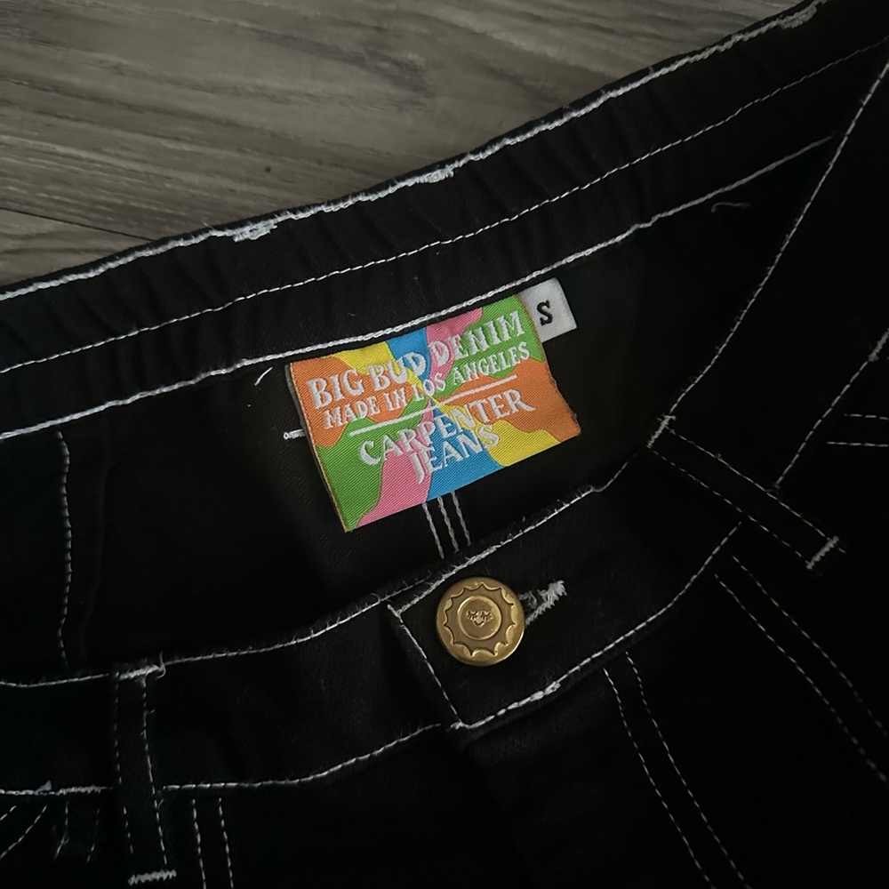 Carpenter Black pants big bud press